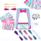 Make It Real Friendship Bracelet Maker Kit - Craft Up to 20 Stylish Bracelets with 100 Beads & Threads - Fun DIY Jewelry Set for Girls & Tweens