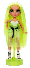 Rainbow High Karma Nichols - Neon Green Fashion Doll with 2 Doll Outfits to Mix & Match and Doll Accessories, for Kids 6-12 Years Old