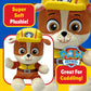 Ty - Paw Patrol Collection, Rubble, All the Heroes of the Puppy Squad in Floppy Version, Soft Plush to Collect, Gift Idea for Young and Old - 20 cm
