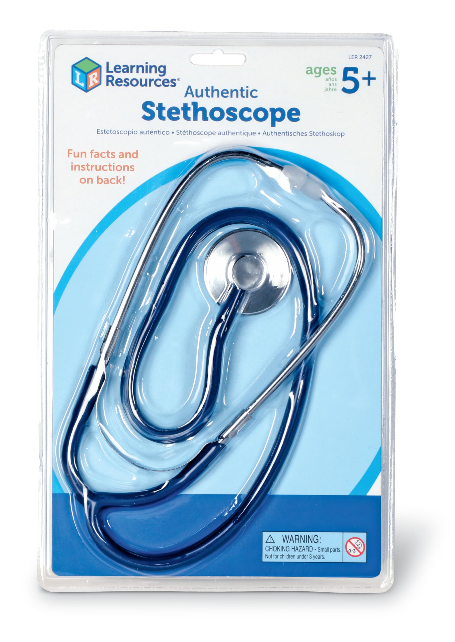 Learning Resources Stethoscope, Pretend Play, Exploration Play, Working Stethoscope, Ages 5+