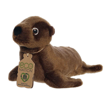 Aurora® Responsibly Made Eco Nation™ Eco Softies™ California Sea Lion Stuffed Animal - Ideal for Playtime Adventures - Perfect for Birthdays or Just