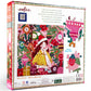 eeBoo 500 Piece Puzzle - Ms. Santa's Reindeer Jigsaw for Adults, Square 23" x 23" Holiday Puzzle, Recycled Board & Vegetable-Based Ink