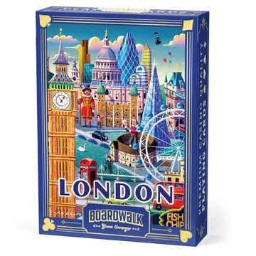 Boardwalk Puzzles Premium Featherlight Unique Playing Cards, Fun Themed Deck for Home and Travel | London