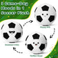 Achwishap 10 Inch Soccer Ball Plush Pillow, Game Day Sports Stuffed Toy