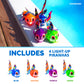 Swimline | Underwater Dive Toys for Kids | Light-Up Piranhas | 4-Pack