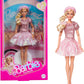 Barbie The Movie Doll, Margot Robbie as, Collectible Wearing Pink Blouse & Skirt Tutu Outfit, with Styled Hair & Matching Jewelry