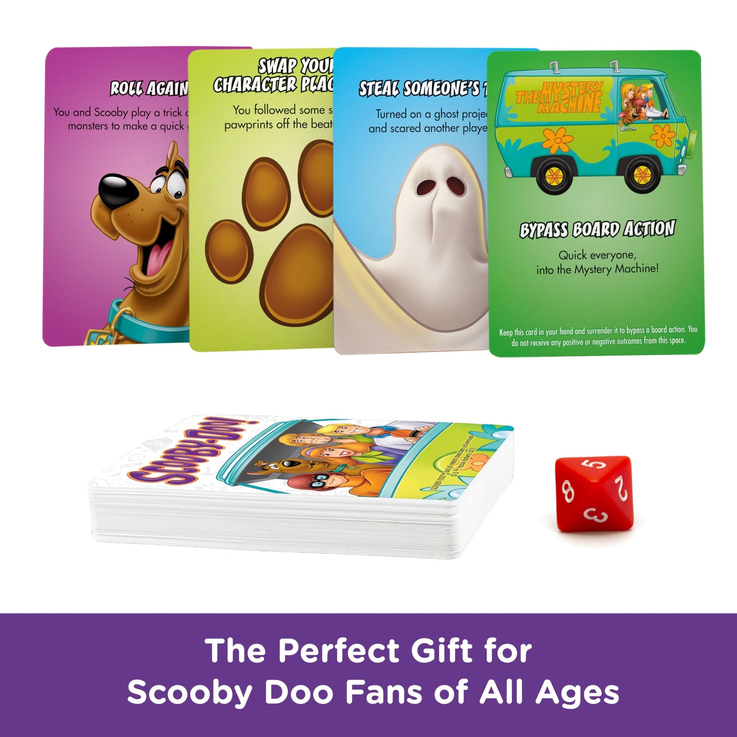 AQUARIUS Scooby-Doo Journey Board Game - Fun for Kids & Adults - Officially Licensed Scooby-Doo Merchandise & Collectibles (97018), Blue, White
