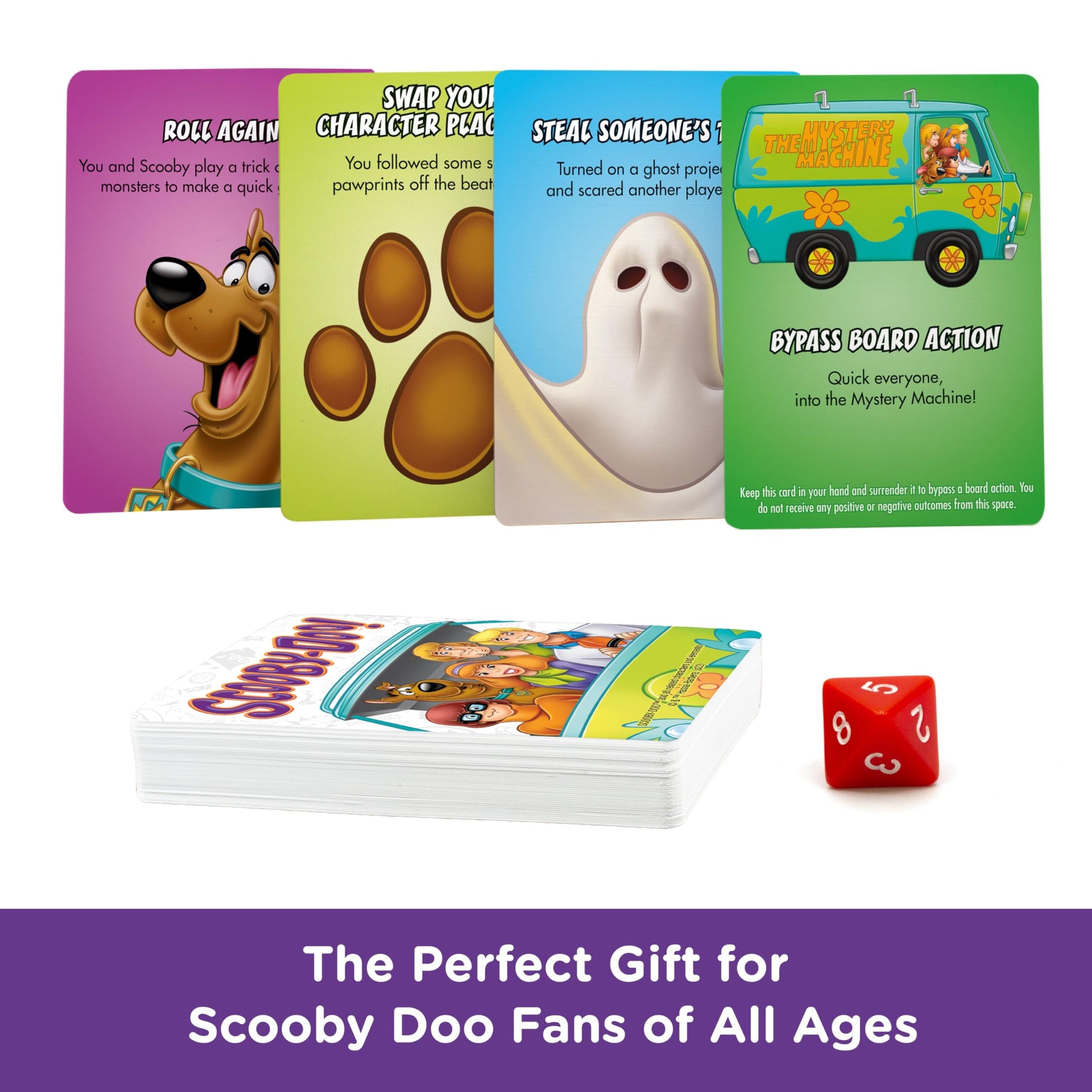 AQUARIUS Scooby-Doo Journey Board Game - Fun for Kids & Adults - Officially Licensed Scooby-Doo Merchandise & Collectibles (97018), Blue, White