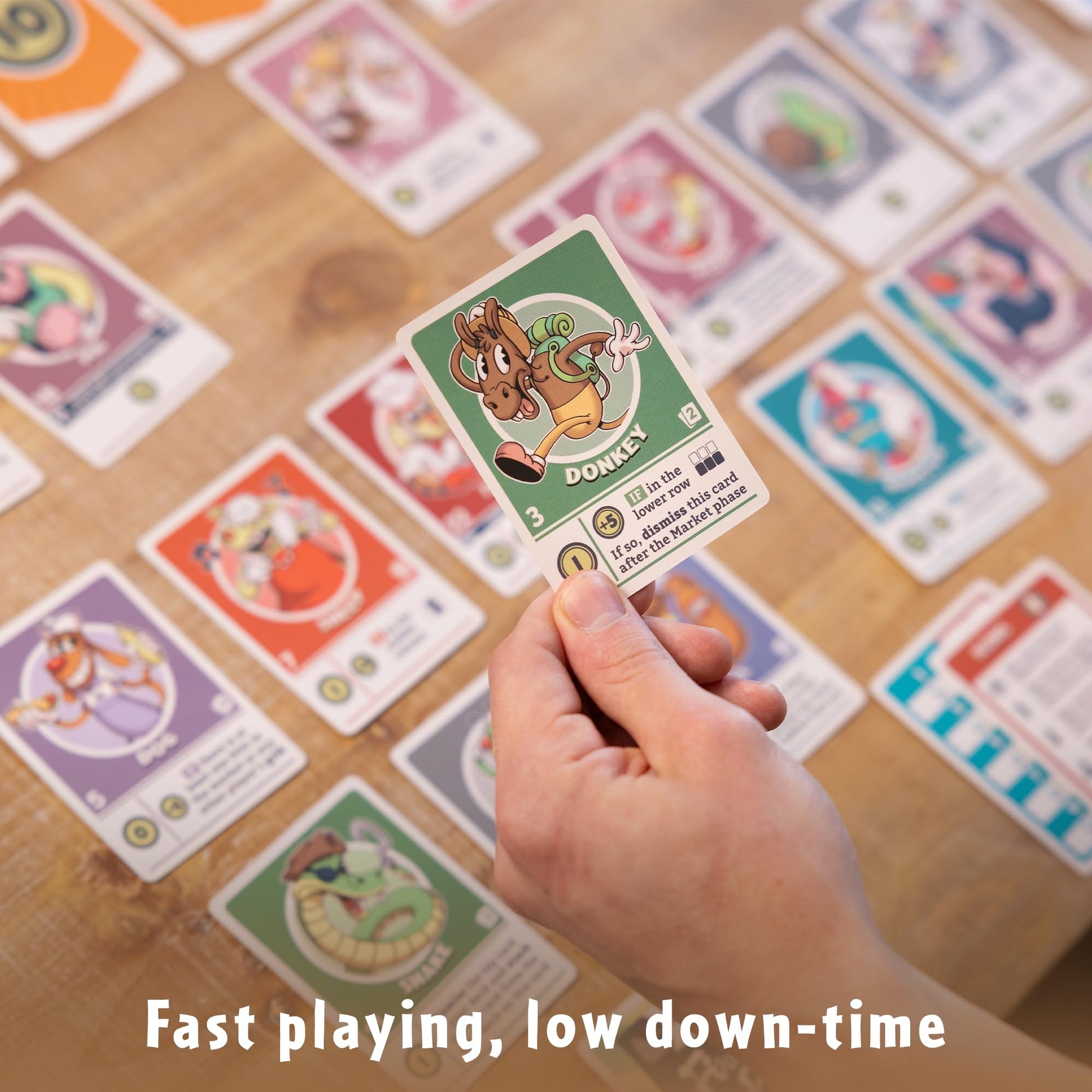 Thunderworks Games: FlipToons | an Animated Deck-Building Card Game! | Easy to Learn Board Game with Classic Cartoon Style | Portable Small Box Family