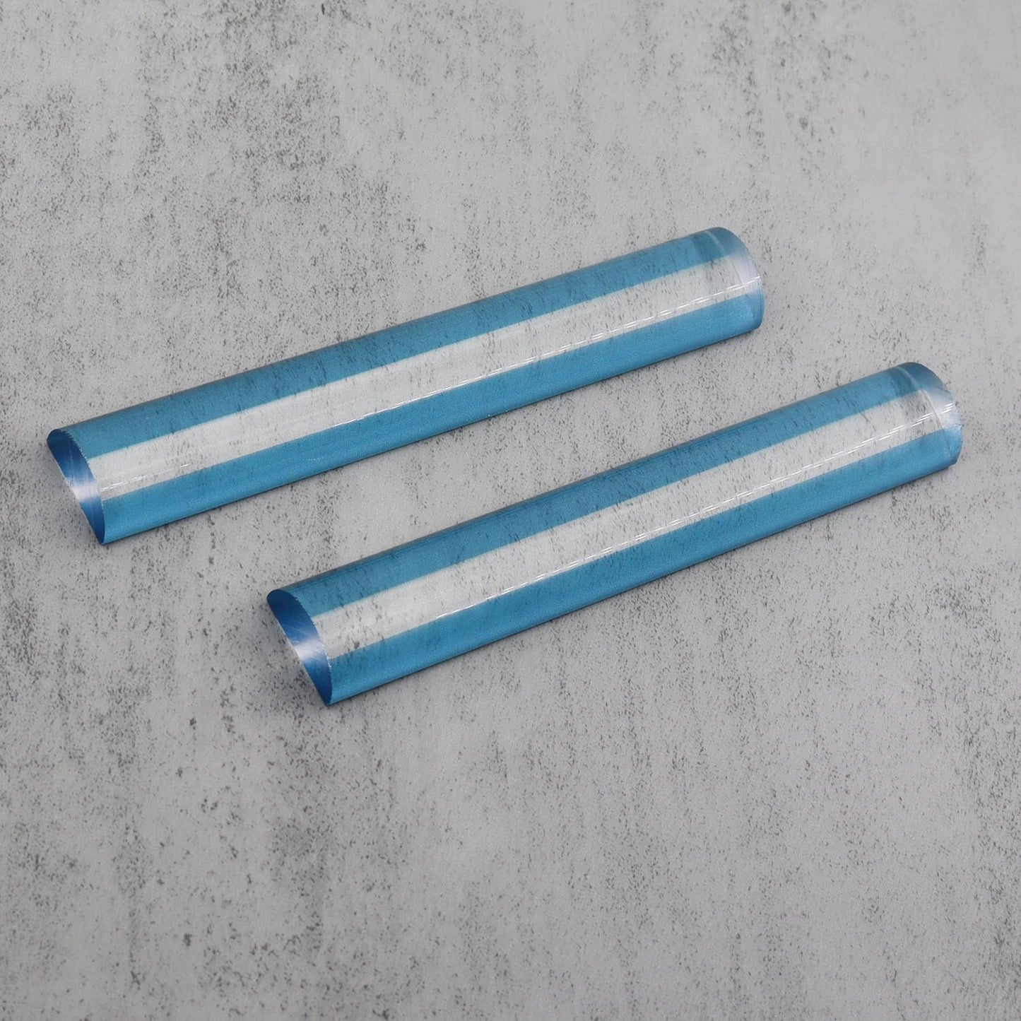 Cwdew Pack of 2 Mahjong Magnified Line Reader Finder with 2X Magnification, Mahjong Card Magnifier Magnifying Line Guide (Blue)