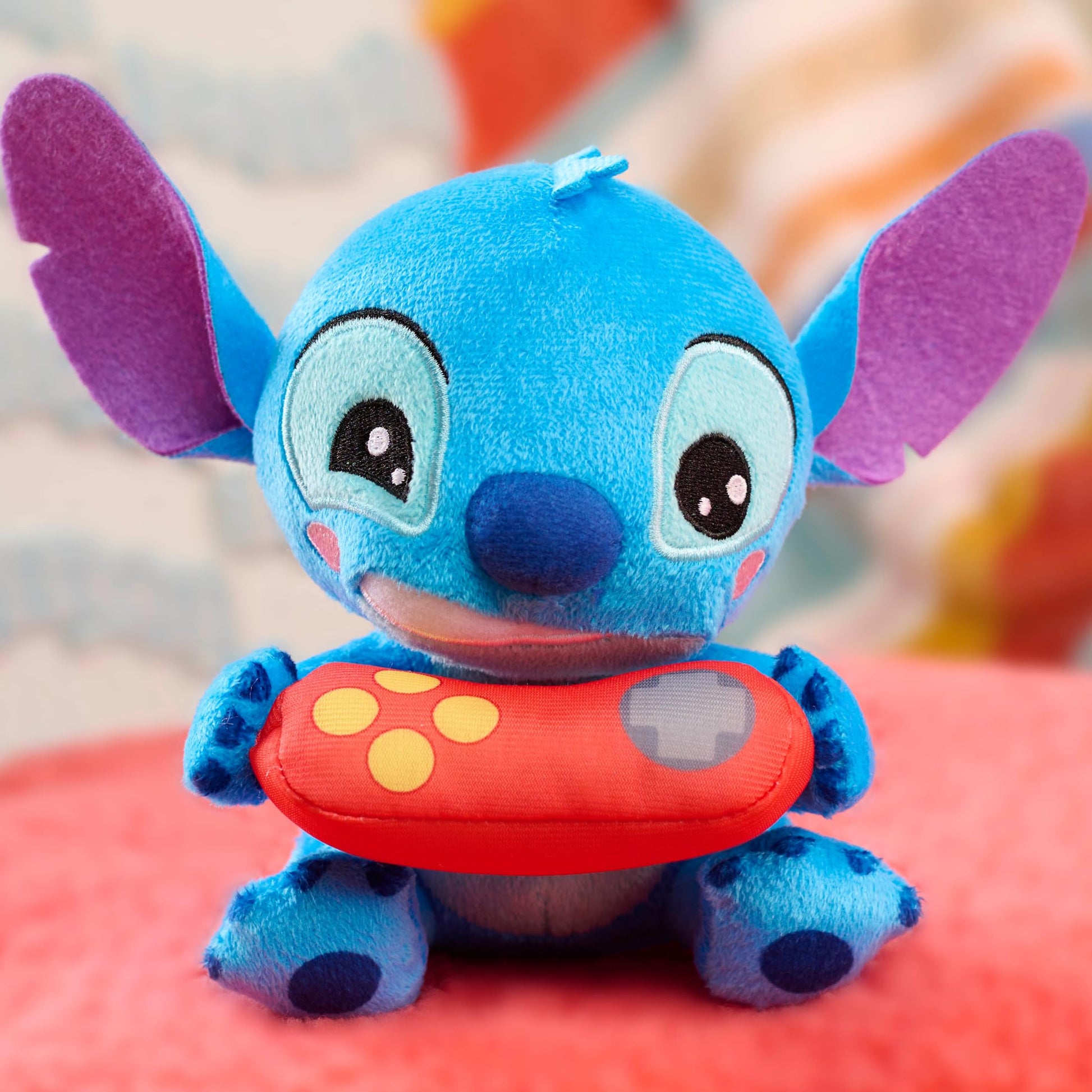 Disney Stitch that’s So Stich Small Gamer Stitch Plush, 7 Inch Plush, Stuffed Animal, Alien, Kids Toys for Ages 2 Up by Just Play