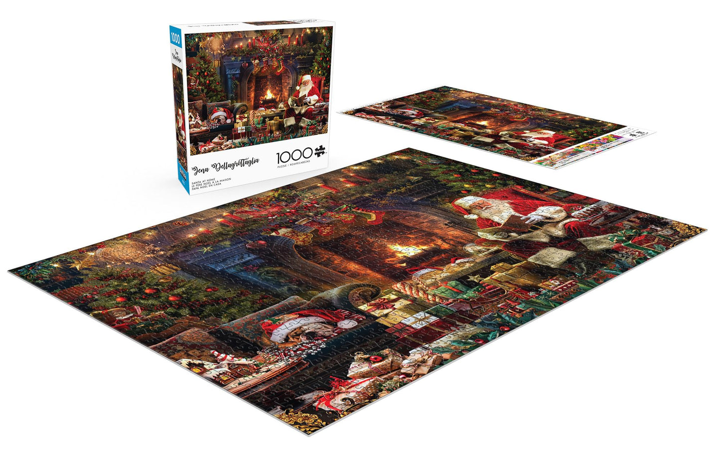 Buffalo Games - Santa at Home - 1000 Piece Jigsaw Puzzle for Adults