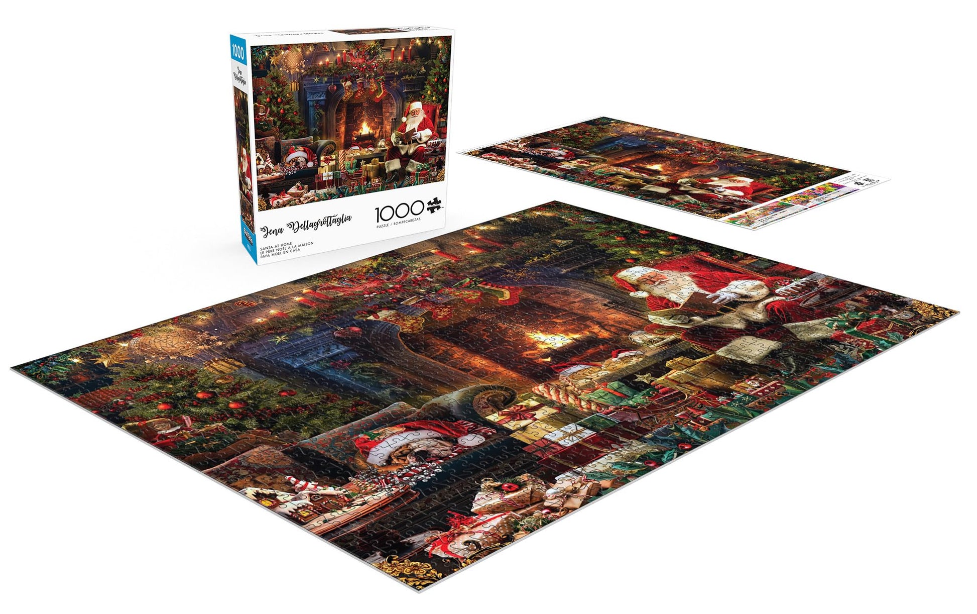 Buffalo Games - Santa at Home - 1000 Piece Jigsaw Puzzle for Adults