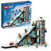 LEGO City Ski and Climbing Center 60366 Building Toy Set, 3-Level Building with a Ski Slope, 8 Minifigures and 2 Animal Figures for Imaginative Winter