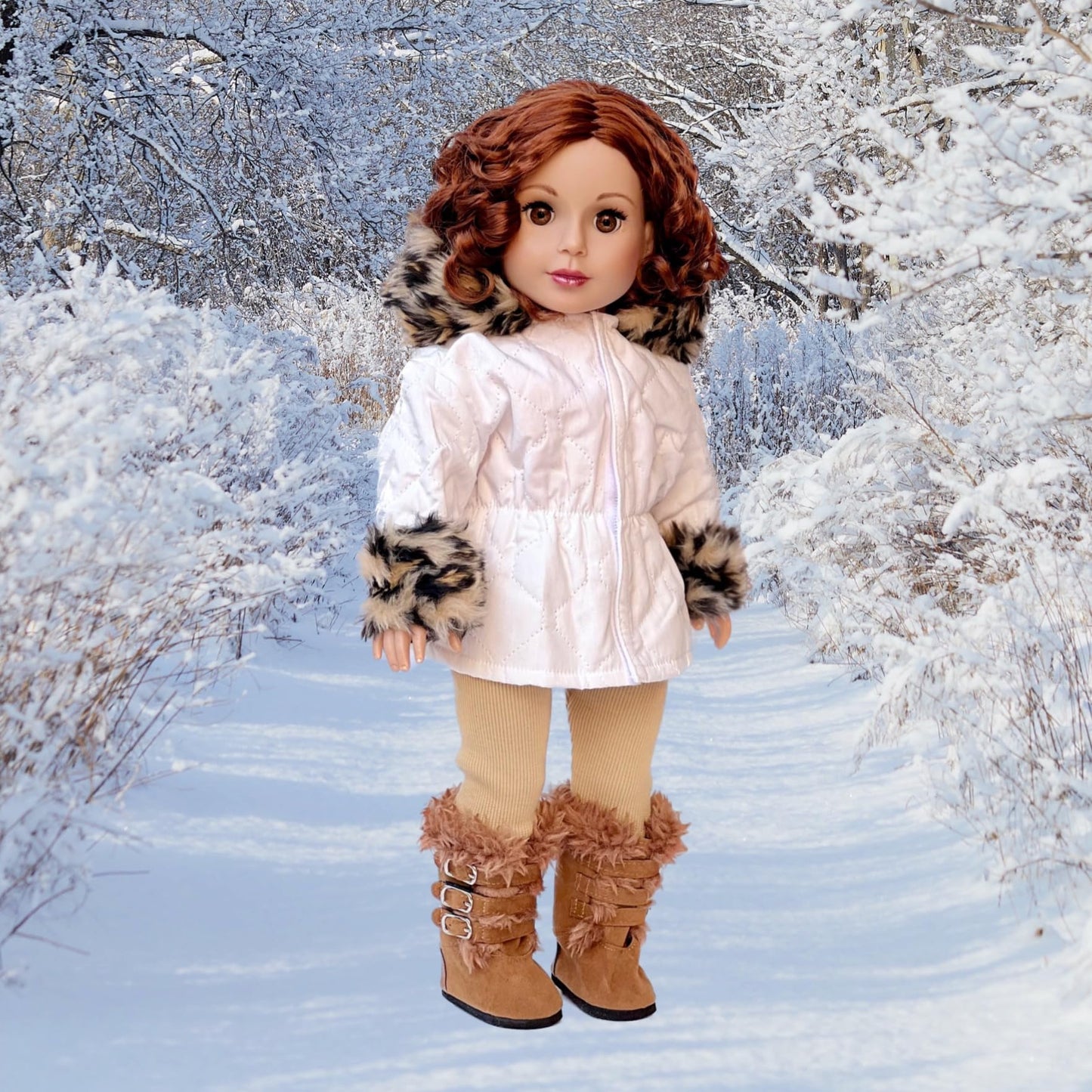 Winter Fun - 3 Piece Outfit for 18 Inch Doll (Doll Not Included)