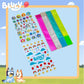Bluey Sparkle Bracelet Making Kit, 4 Reversible Bracelets with Easy Closure, 100+ Traditional and Puffy Resin Stickers, DIY Bluey Jewelry, Arts