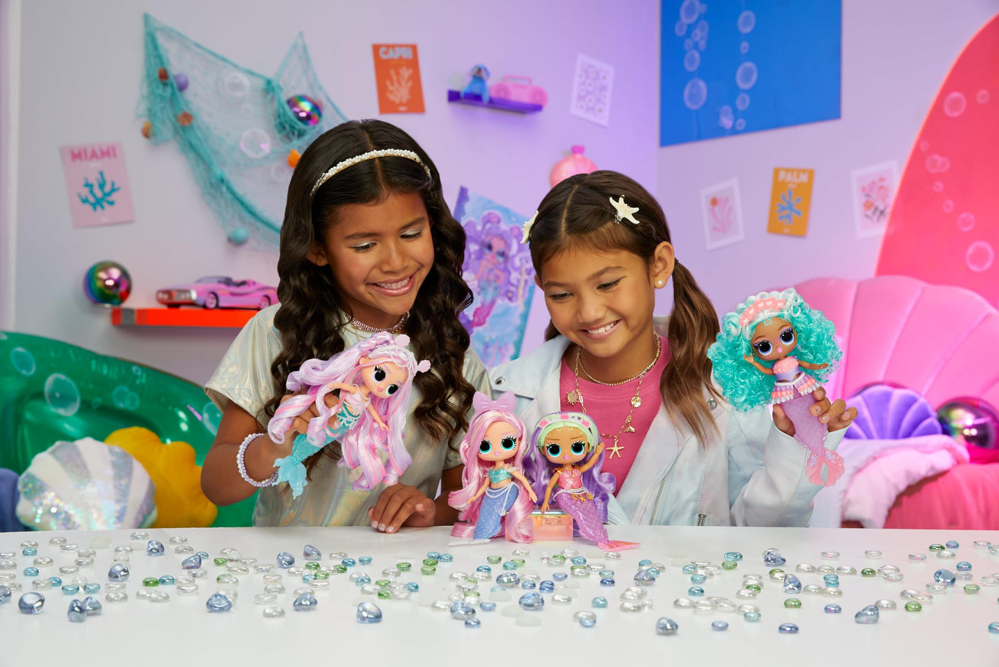 LOL Surprise Tweens Mermaid Cleo Clove Fashion Doll with Color Changing Tail, Movable Fin, and Beautiful Accessories - Toy Gift for Kids Ages 4+