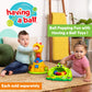 Bright Starts Poppin' Ball Frog Ball Play Toy, Launching, Bouncing & Ramp Racer Toy, Crawl and Chase, Unisex, 6 Months+