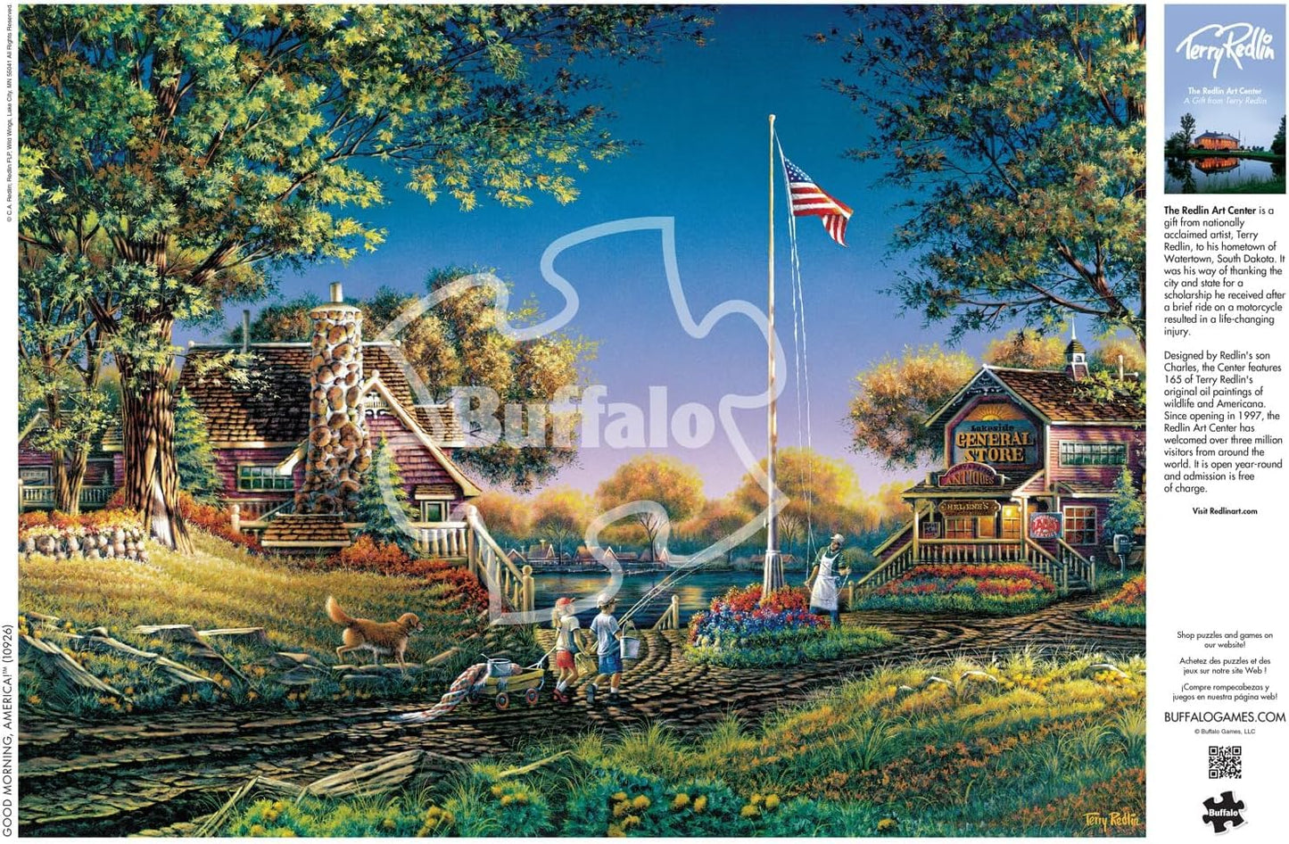 Buffalo Games - Terry Redlin - Good Morning, America! - 1000 Piece Jigsaw Puzzle for Adults -Challenging Puzzle Perfect for Game Nights - Finished