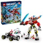 LEGO DREAMZzz Cooper's Tiger Mech & Zero's Hot Rod Car Toy - Building Robot Toy for Kids, Boys and Girls, Ages 9+ - Building Kit for Pretend Play -