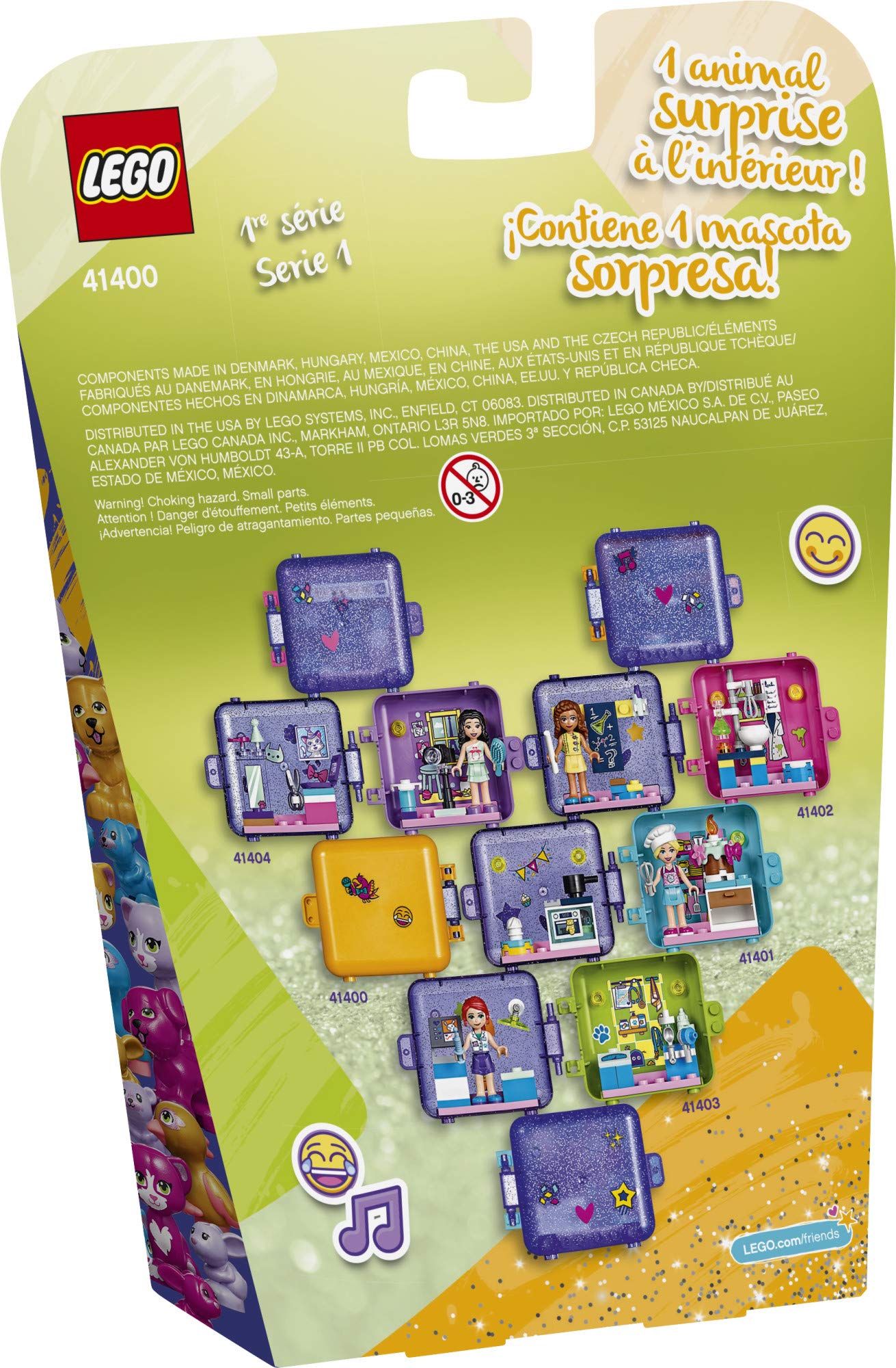 LEGO Friends Andrea’s Play Cube 41400 Building Kit, Includes a Pop Star Mini-Doll and Toy Pet, Sparks Creative Play, New 2020 (49 Pieces)