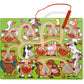 Number Maze: Wooden Activity Board Bundle with 1 Theme Compatible M&D Scratch Fun Mini-Pad (02280)