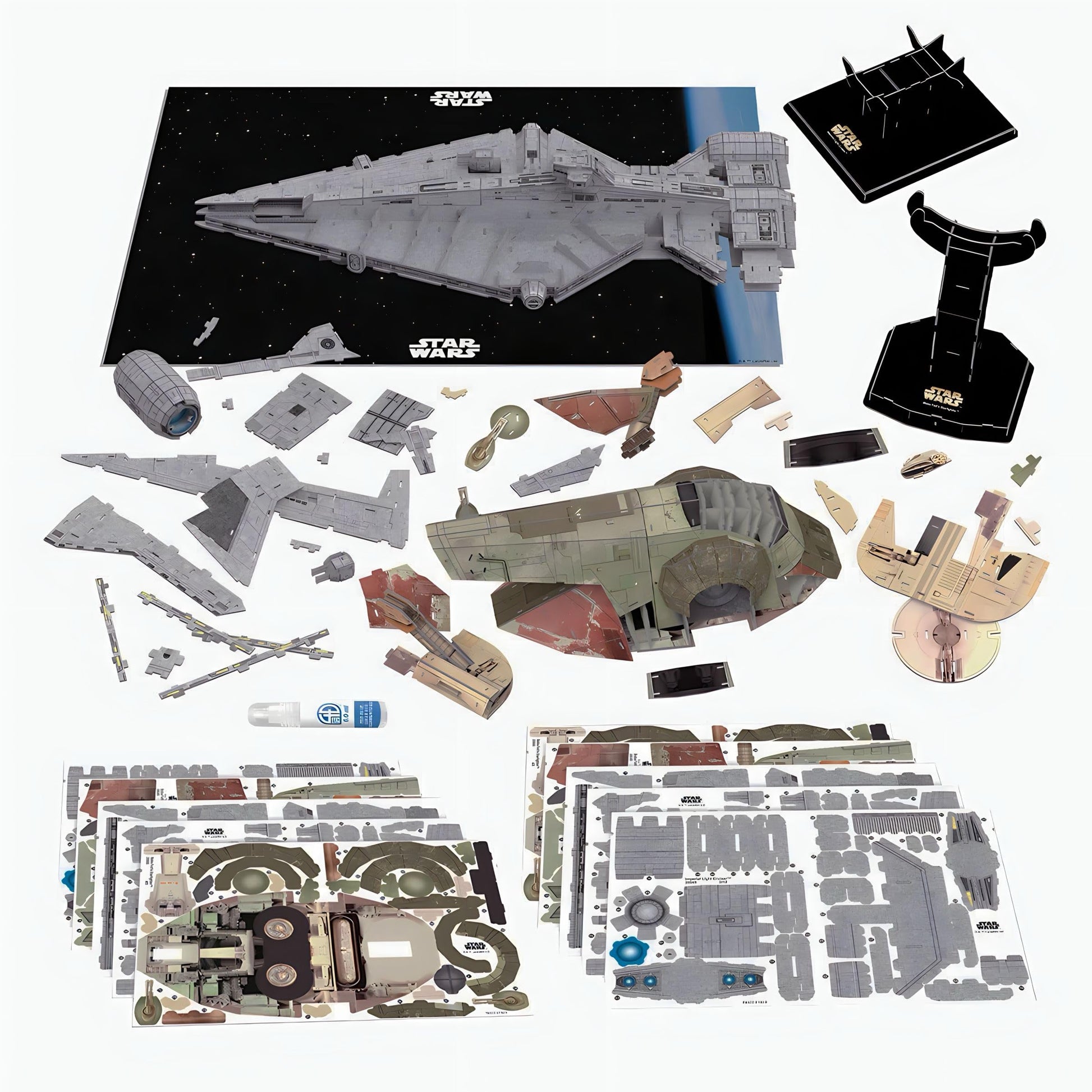The Mandalorian Boba FETT'S Starfighter & Imperial Light Cruiser