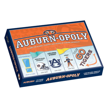 Late for The Sky NCAA Auburn-Opoly Board Game - College Campus Edition, Family Strategy Party Game for 2-6 Players, Ages 8+, Alumni Gift with Tokens