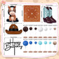 31 PCS Cowboy Cake Decorations Hat Boot Balls and Horse Cake Toppers for Western Theme Birthday Baby Shower Cowboy Cowgirl Party Supplies