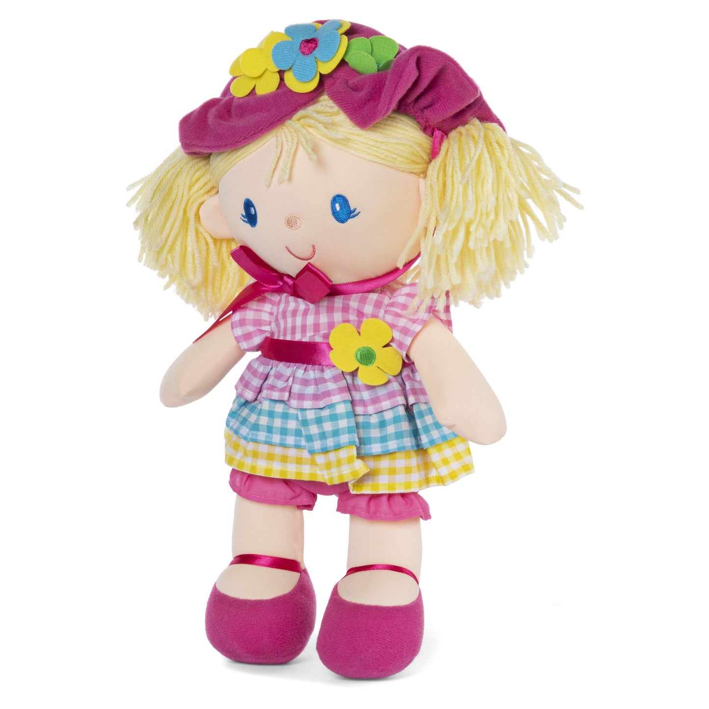 GUND April Springtime Dolly 13 Inch Plush Doll with Removable Bonnet and Dress