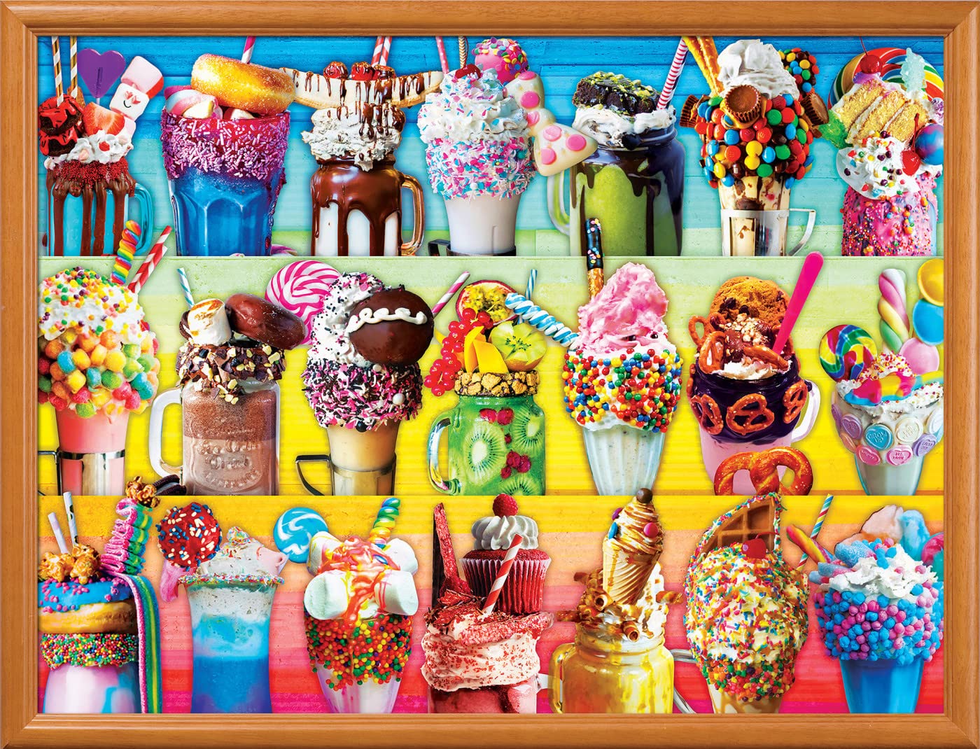 MasterPieces Trendz - Freakshakes 300pc EzGrip Puzzle Multicolor, 18" x 24"
