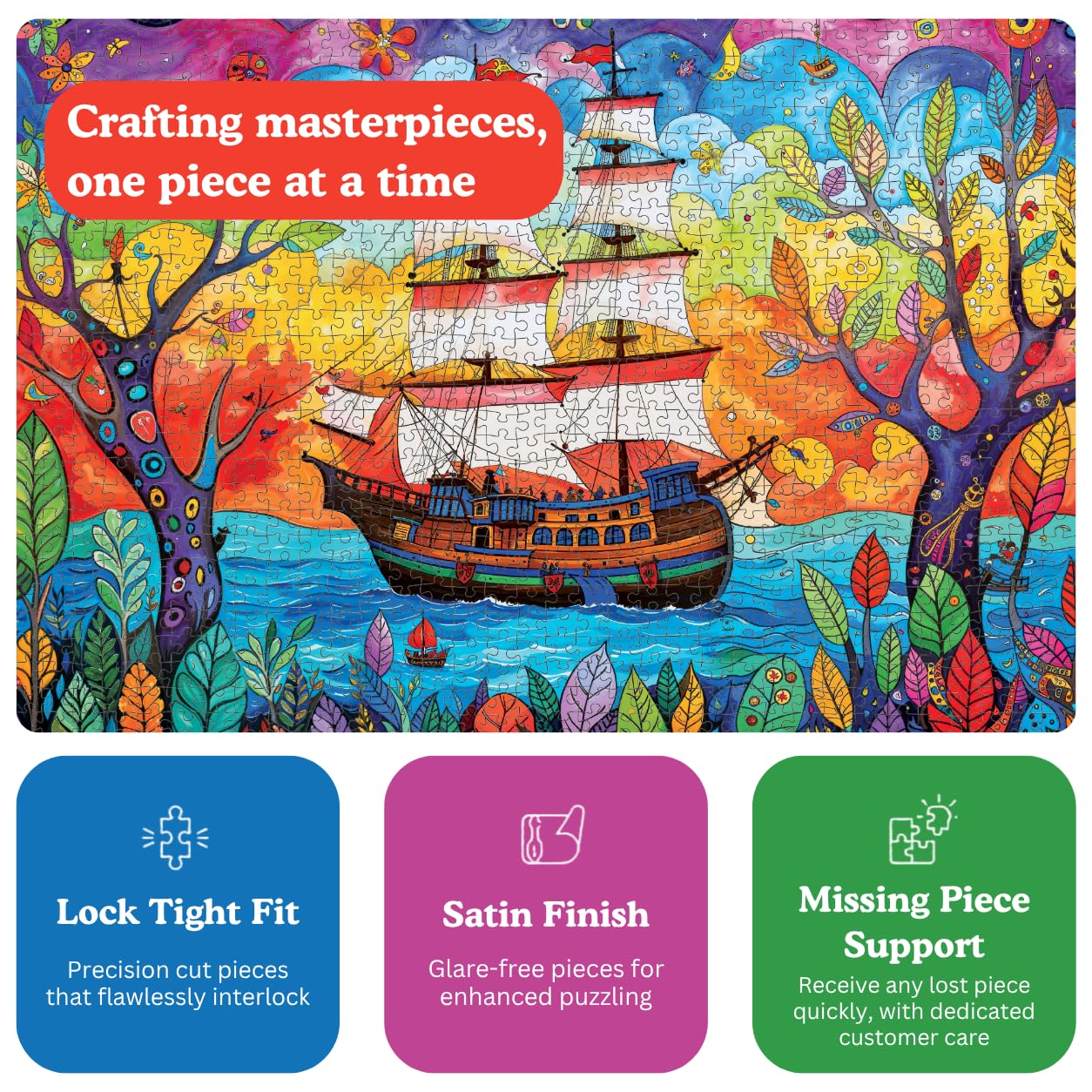 Cross & Glory | Jigsaw Puzzles for Adults | Caribbean Treasure Hunt