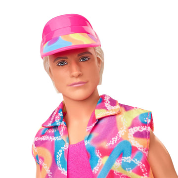 Barbie Ken® Doll from the Barbie Movie Collectible Doll wearing a retro skating outfit and roller skates, JBJ51