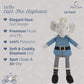 MON AMI Prince Earl Elephant 12-Inch Stuffed Animal, Soft Plush Toy Gift