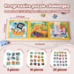 Magnetic Puzzles for Toddlers 3-5 Years, 3 in 1 Vehicle & Adventure Toys with 9/16/25 PCS, Travel Activity for Boys and Girls, Preschool Puzzle Game