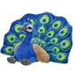 WILD REPUBLIC Peacock Plush, Stuffed Animal, Plush Toy, Kids Gifts, Cuddlekins, 8 Inches,Blue