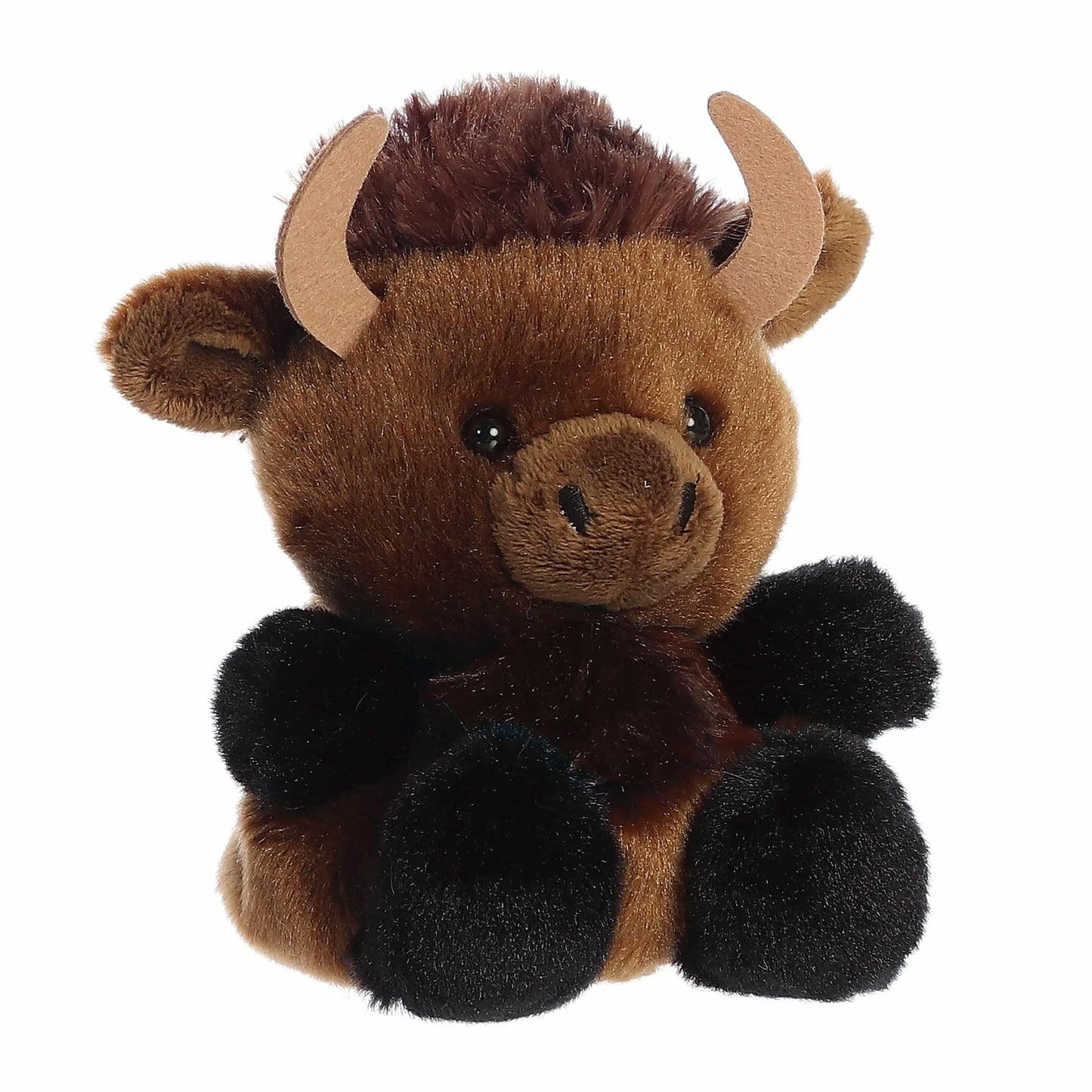 Aurora® Adorable Palm Pals™ Billy Bison™ Stuffed Animal - Fun Collectible Plush for Kids and Adult Collectors - Perfect for Decorating Rooms