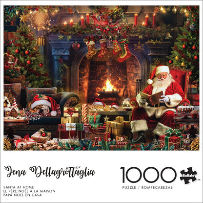Buffalo Games - Santa at Home - 1000 Piece Jigsaw Puzzle for Adults