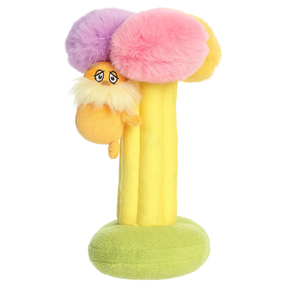 Aurora Dr. Seuss 10.5" Lorax Climbing Truffula Tree Whimsical Plush