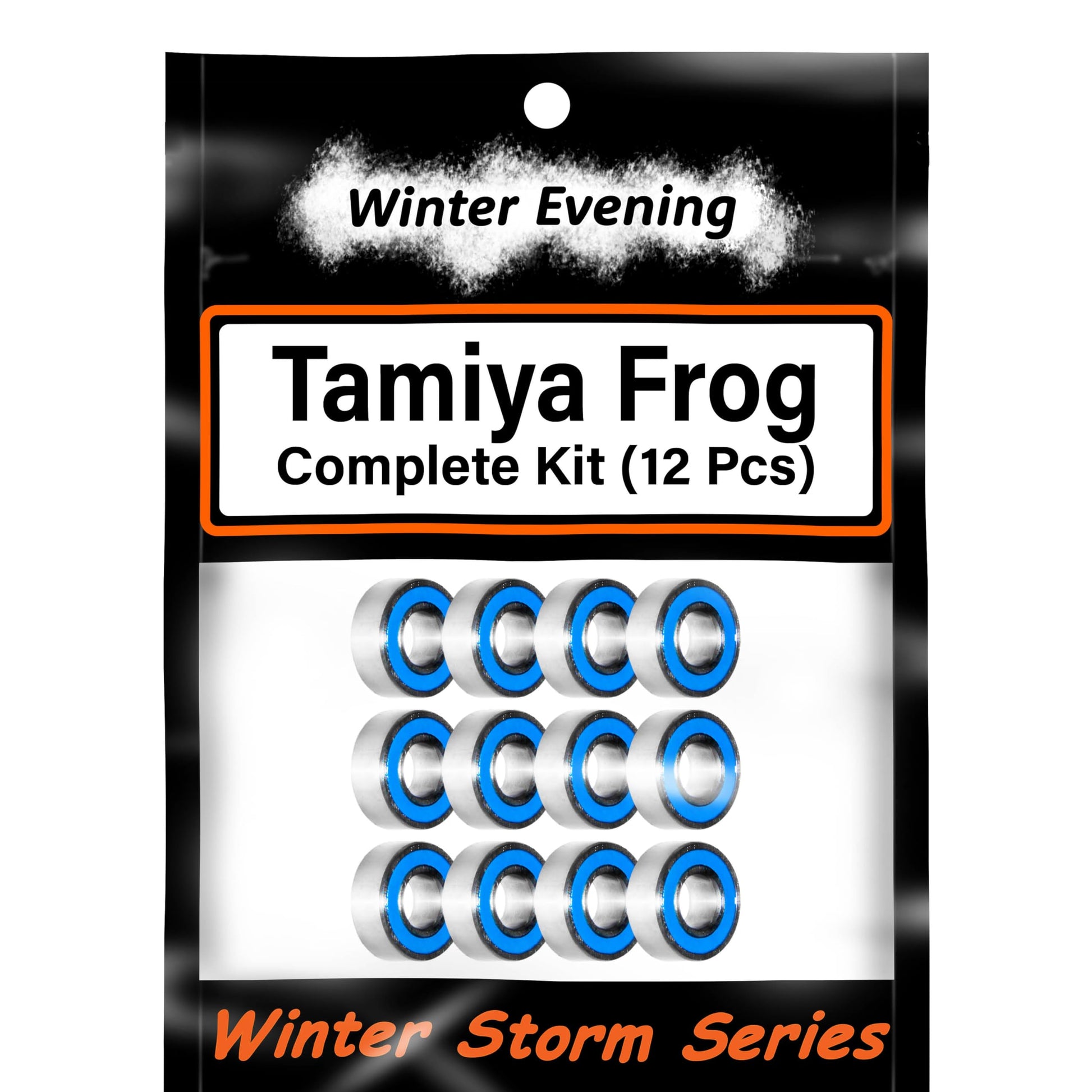 Winter Evening - for Tamiya Frog, Super Blackfoot, and Stadium Blitzer Bearings Kit (12 Pcs)
