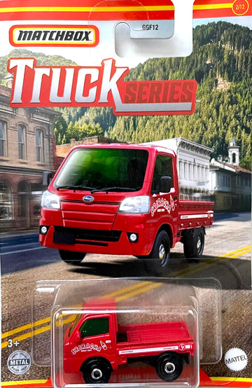 Matchbox Subaru Sambar Truck, red 2/12