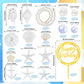 33PCS Shells Cake Toppers Beach Theme Wedding Birthday Cake Decorations Artificial Starfish for Summer Hawaiian Party