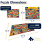 White Mountain 1000 Piece Jigsaw Puzzle Vintage Sayings, Things We Say