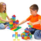 KUTOI Building Blocks - 100-piece Kids Builders Blocks Set with Storage Bag - Interlocking Building Blocks for Toddlers and Kids - Fun and Educational