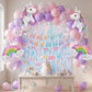 JOYIN Unicorn Magical Rainbow Birthday Party Decorations, 76PCS Unicorn Party Supplies with Banner, Foil & Latex Balloons, Spiral Swirls and Tinsel