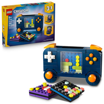 LEGO Creator 3 in 1 Retro Gaming Console Building Toy for Boys & Girls - Kids Build a Console, Mini Arcade Game, or Mini Computer - Gift Idea