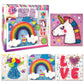 Creative Kids String Art Kit for Kids Age 6+ | 4 Fun Projects in 1 String Art Craft Kit Flower, Heart, Rainbow & Unicorn | String Art Kids Birthday