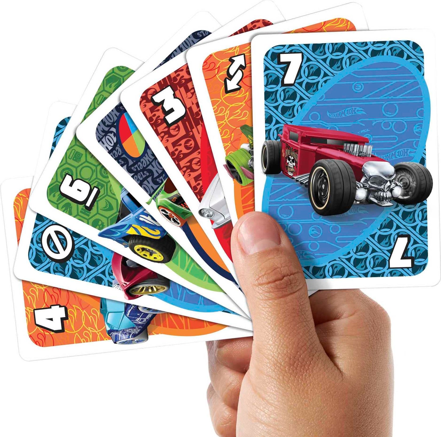 Hot Wheels UNO Matching Card Game Featuring 112 Cards with Hot Wheels Graphics, Game Night, Kids Gift Ages 7 Years & Older