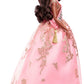 Barbie The Movie Doll, President Collectible Wearing Shimmery Pink & Gold Dress with Sash