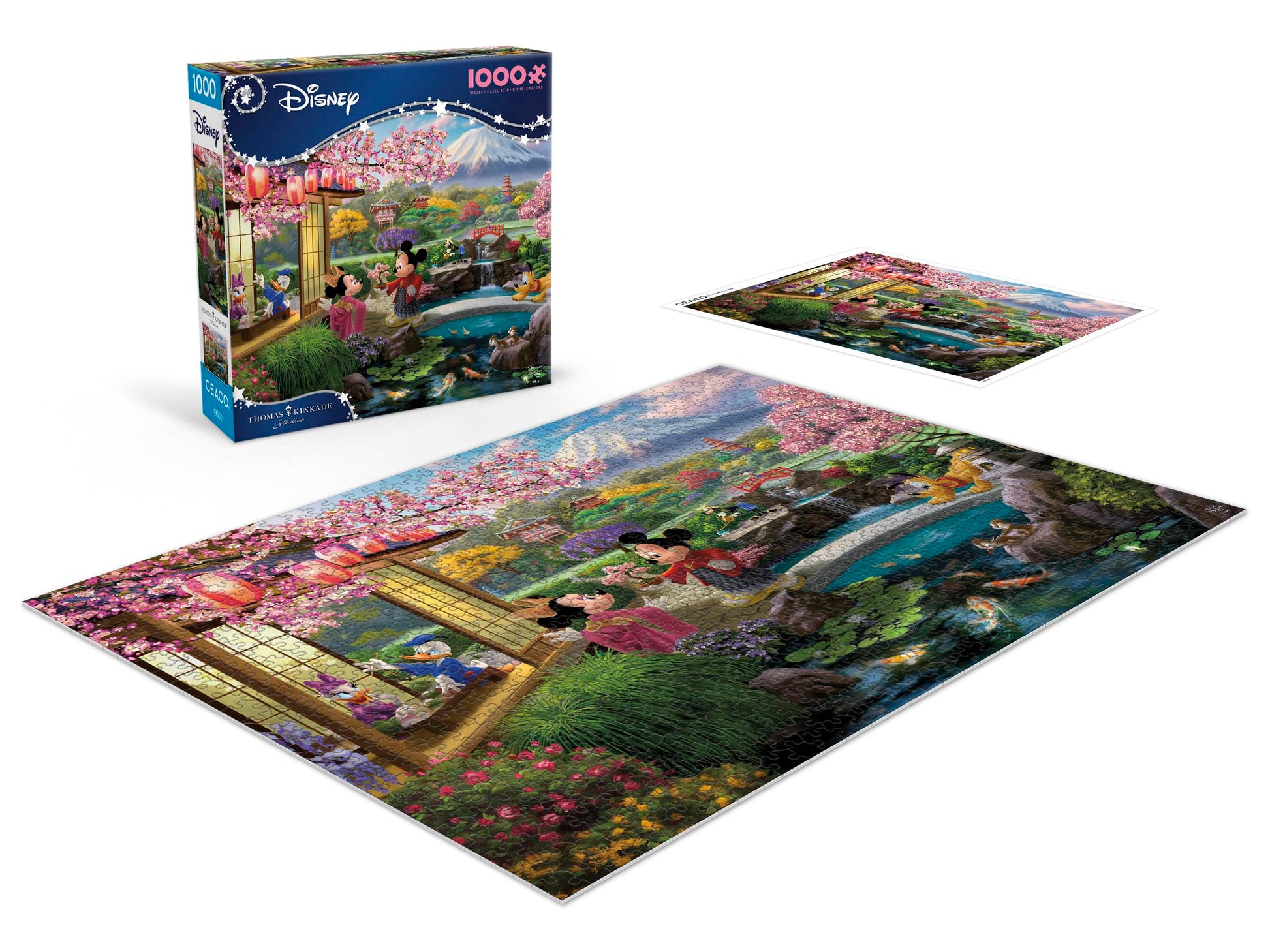 Ceaco - Thomas Kinkade Disney - Mickey and Minnie - 1000 Piece Puzzle